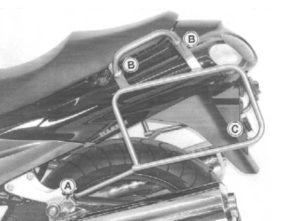 Hepco&Becker Topgepäckträger chrom für Kawasaki VN1500/1600 MEAN STREAK