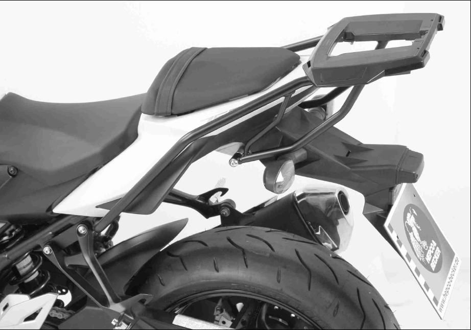 Hepco&Becker Topgepäckträger Alurack schwarz für Suzuki GSR750 ab 2011