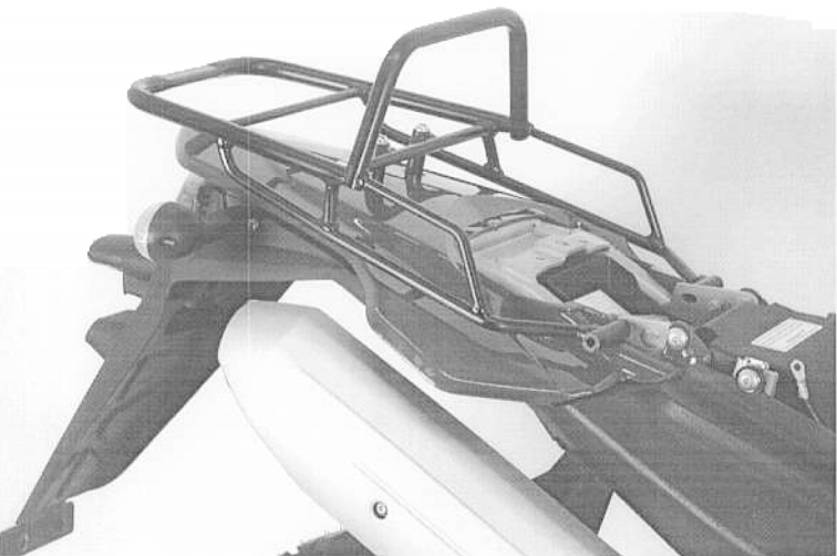 Hepco & Becker Topgepäckträger schwarz für Yamaha XT125 2005