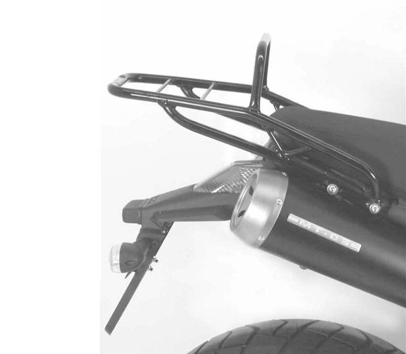 Hepco&Becker Topgepäckträger schwarz für Yamaha MT03 ab 2006