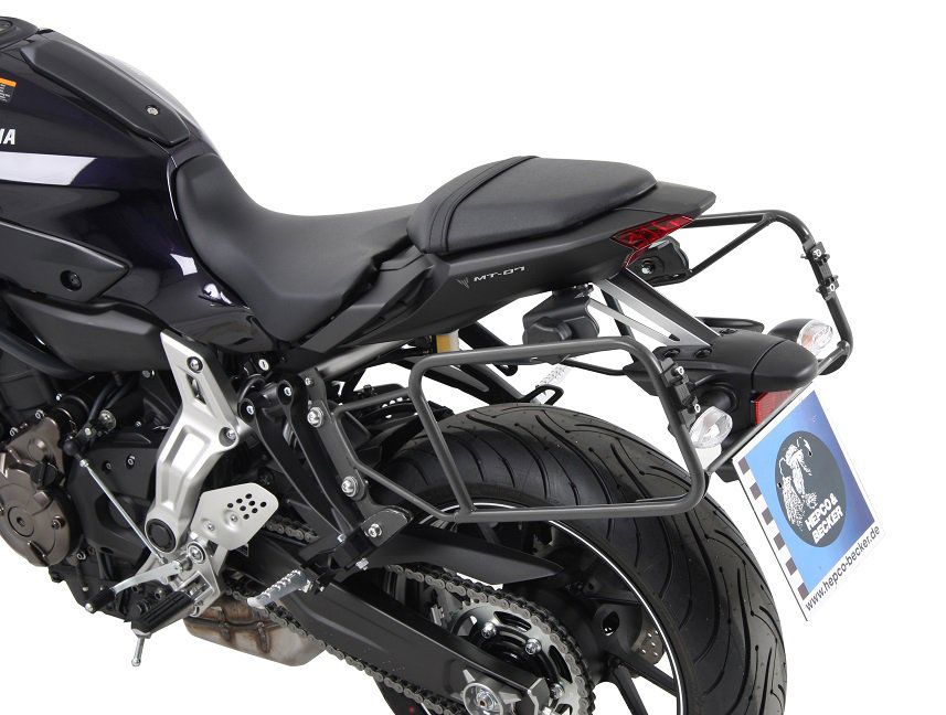 Hepco & Becker Gepäckträgerschloss dazu anthrazit Yamaha MT 07 ab 2014 bis 2017