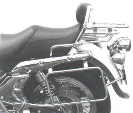 Hepco&Becker Topgepäckträger chrom für Moto Guzzi V 65 FLORIDA ab 1992
