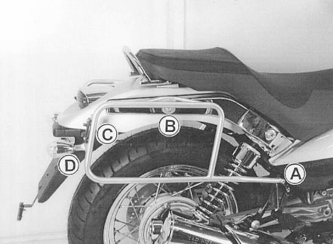 Hepco & Becker Topgepäckträger schwarz für Moto Guzzi BREVA 750ie ab 2003
