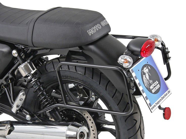 Hepco & Becker schwarzer Gepäckträger Moto Guzzi V7 Classic / V7 Special