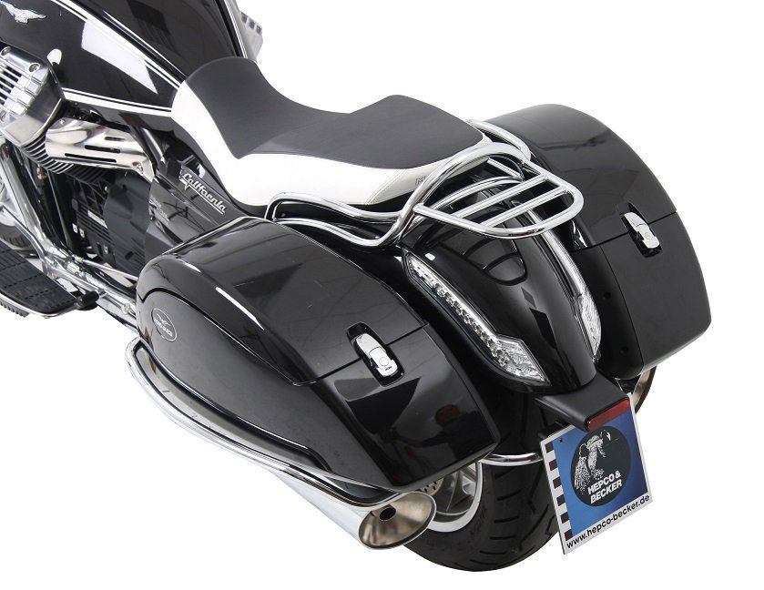 Hepco&Becker Topgepäckträger chrom für Moto Guzzi California 1400 Custom / Touring 2014
