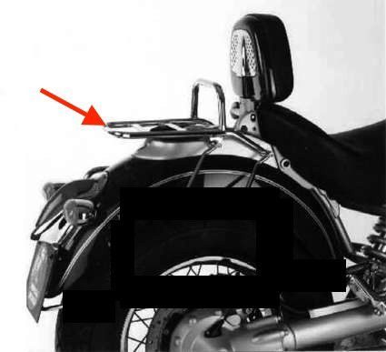 Hepco&Becker Topgepäckträger chrom für BMW R850C / R1200C