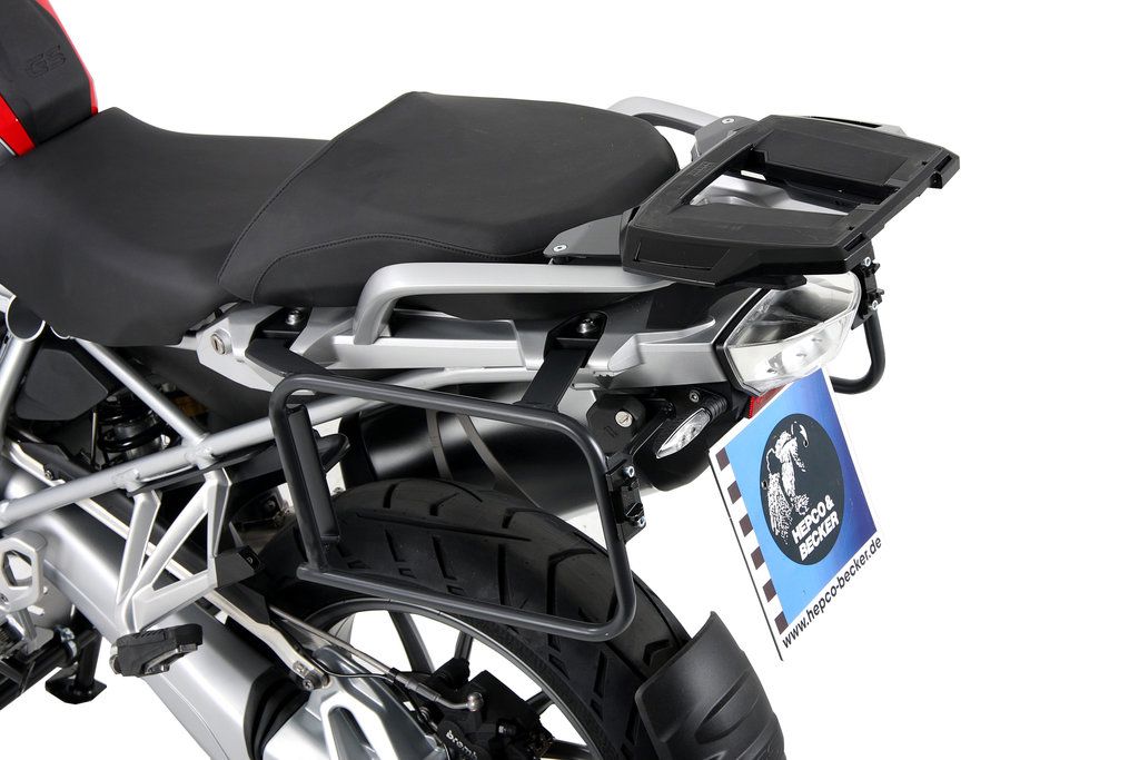 Hepco & Becker Gepäckträgerschloss dazu schwarz BMW R1200GS LC ab 2013 bis 2018