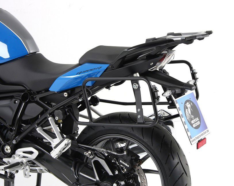 Hepco & Becker Gepäckträgerschloss dazu schwarz BMW R1200R ab 2015 bis 2018