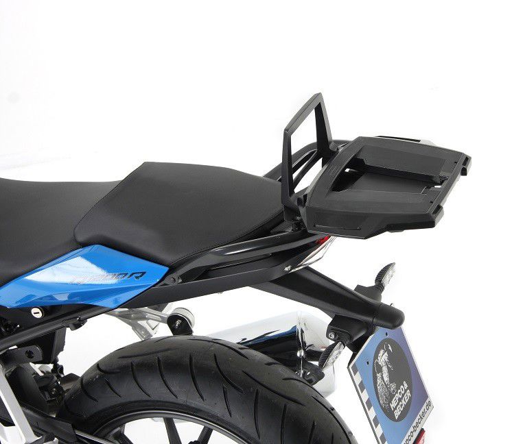 Hepco&Becker Toprack Alurack schwarz für BMW R1200R ab 2015 (Montage auf Originalgepäckträger)