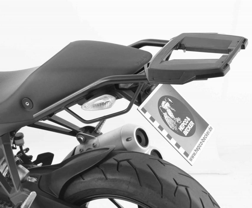 Hepco&Becker Topgepäckträger Alurack schwarz für Ducati M1100 EVO ab 2011