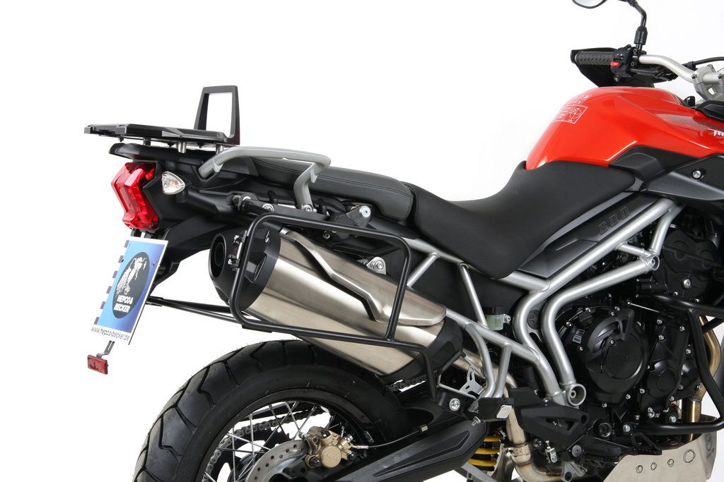 Hepco & Becker Gepäckträgerschloss dazu schwarz Triumph TIGER 800 / XC ab 2011 bis 2014