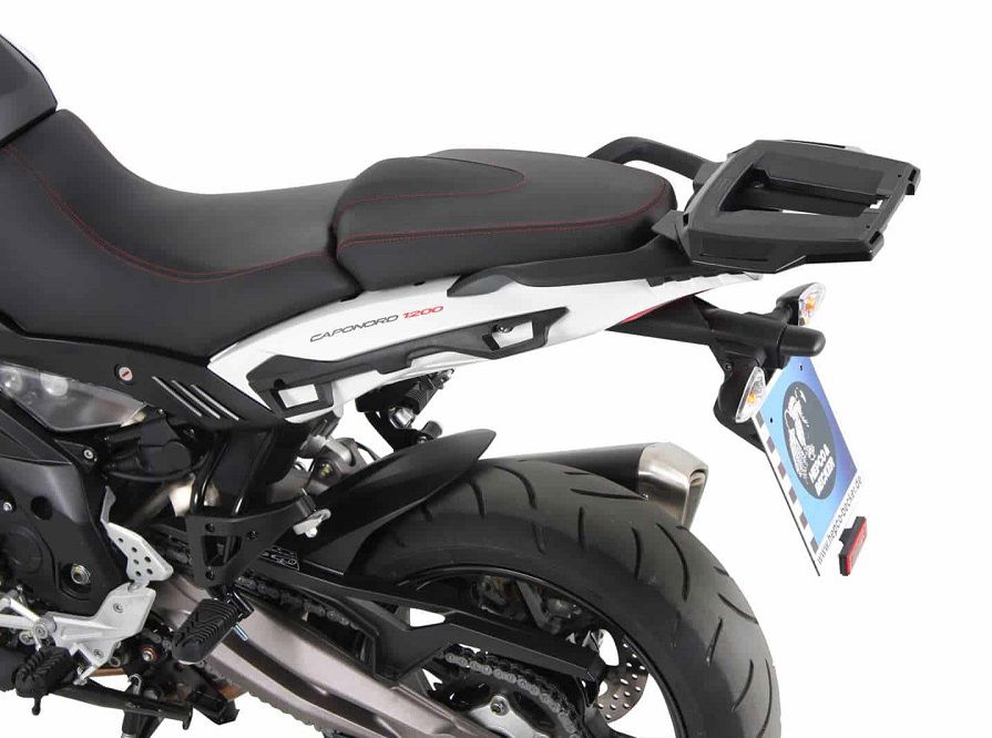 Hepco&Becker Topgepäckträger Alurack schwarz für Aprilia Caponord 1200 von 2013 bis 2016