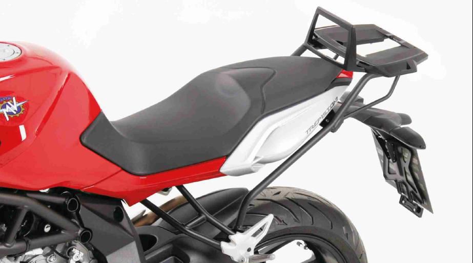 Hepco&Becker Topgepäckträger Alurack schwarz für MV Agusta Brutale 675 ab 2012/ Brutale 800 ab 2013