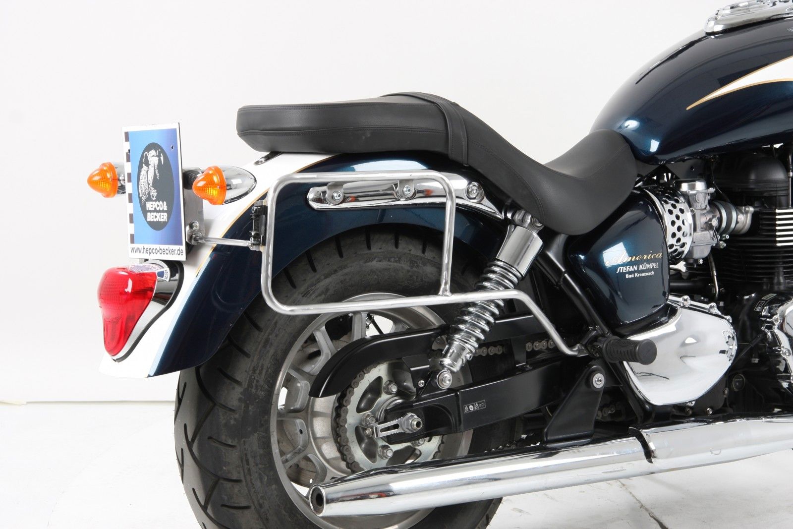 Hepco & Becker Gepäckträger chrom Triumph BONNEVILLE AMERICA/ SPEEDMASTER ab 2011 bis 2017