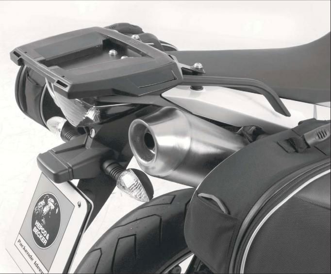 Hepco&Becker Topgepäckträger Alurack schwarz für KTM 990 Supermoto/ R