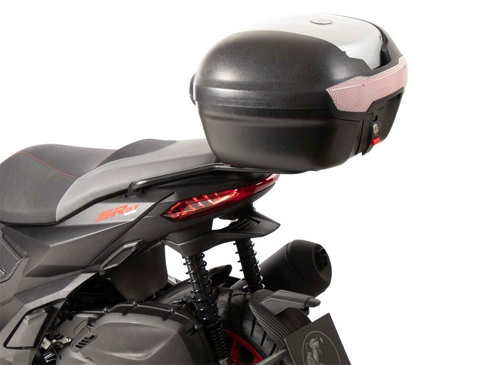 Hepco&Becker Topcase TC40 Journey silber inkl. Gepäckträger für Aprilia SR GT 125/200/SPORT ab 2022