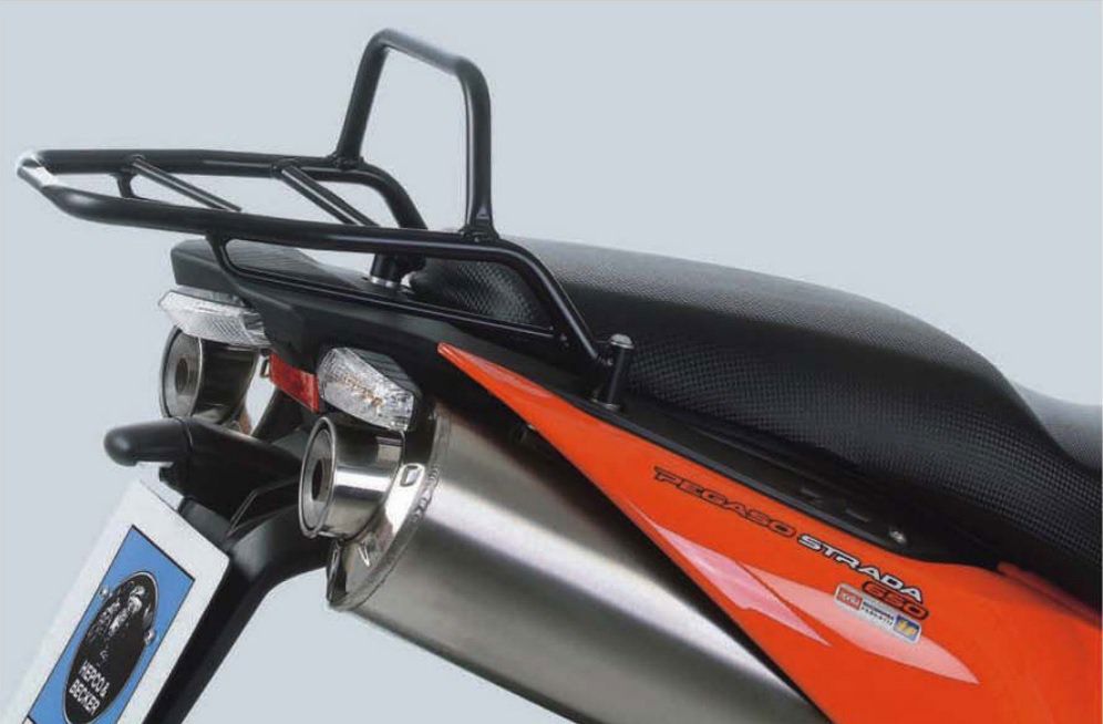 Hepco & Becker Topgepäckträger schwarz für Aprilia PEGASO 650 Trial / Strada ab 2005-