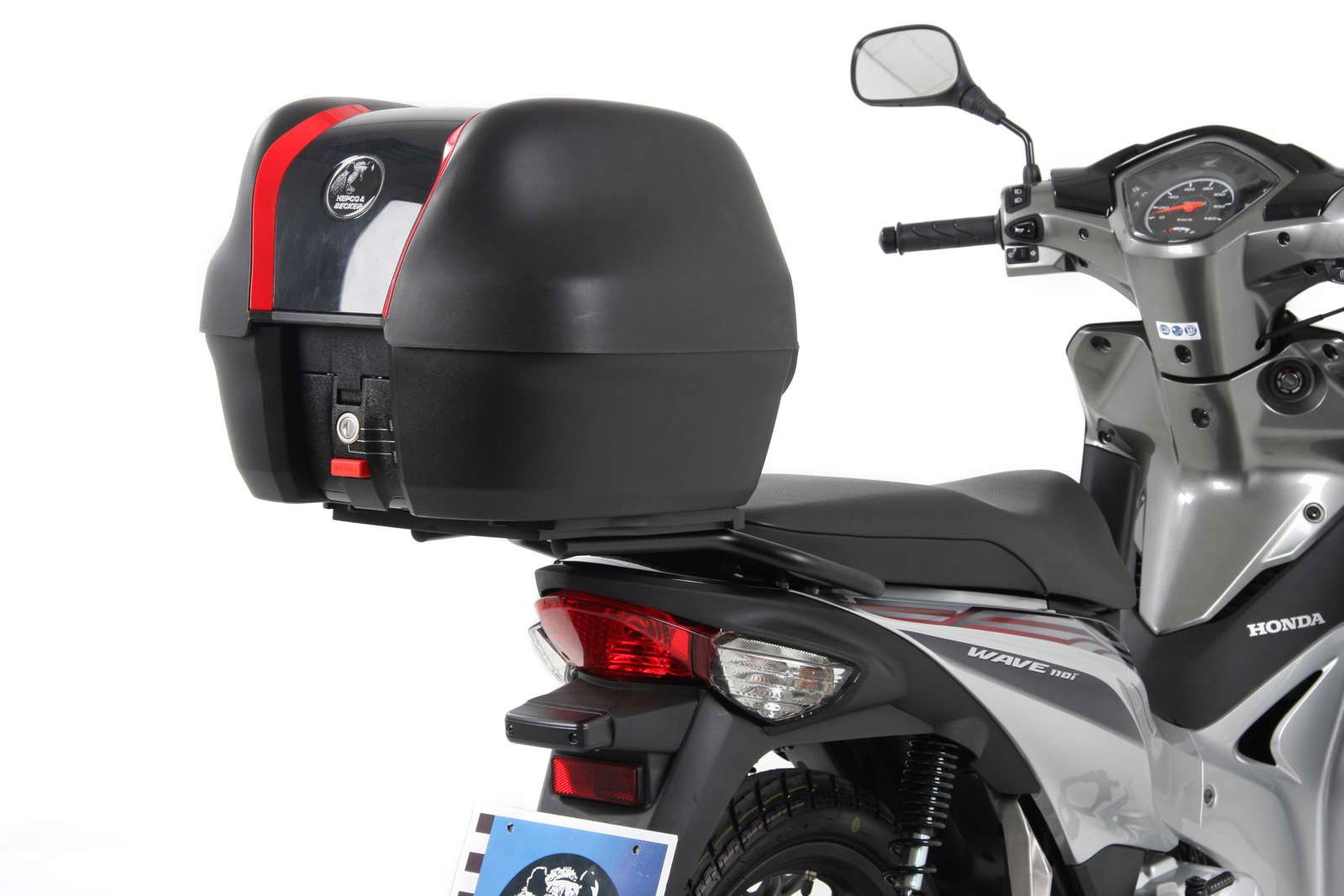 Hepco&Becker Topträger schwarz für Honda WAVE 110i inkl. TC30 Journey