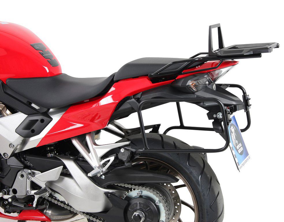Hepco & Becker Gepäckträgerschloss dazu schwarz Honda VFR800F ab 2014 bis 2020