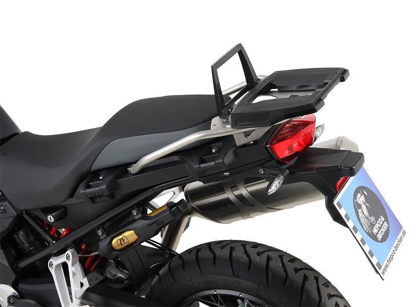 Hepco&Becker Topgepäckträger Alurack schwarz für BMW F800GS ab 2024 (für original Edelstahlgepäckträger)
