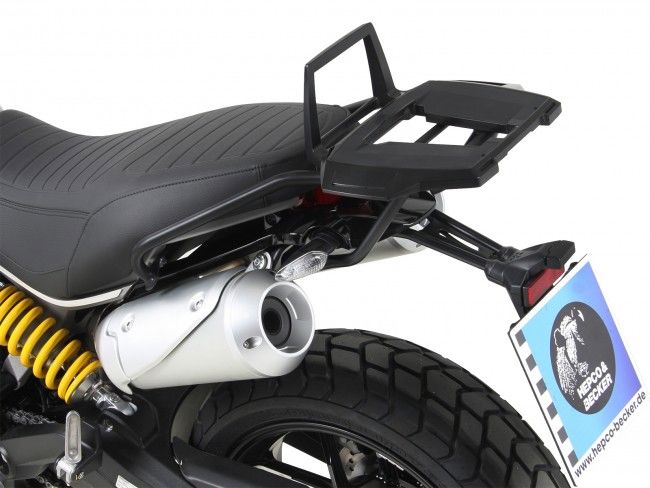 Hepco&Becker Topgepäckträger Alurack schwarz für Ducati Scrambler 1100 / Special / Sport ab 2018
