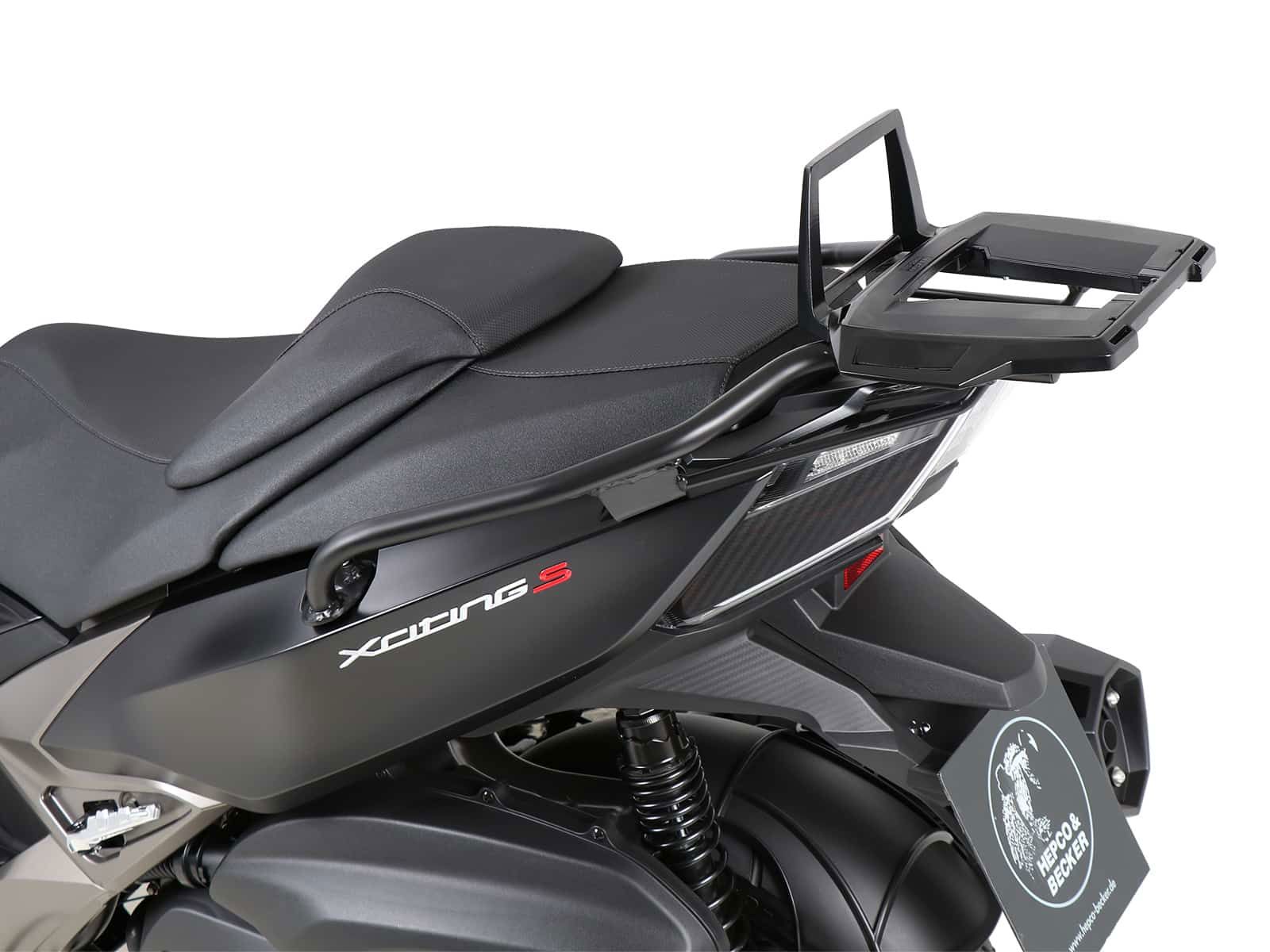 Hepco&Becker Topgepäckträger Alurack schwarz für Kymco Xciting 400 i ab 2017