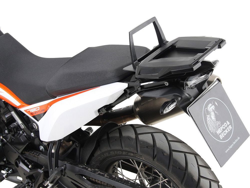 Hepco&Becker Topgepäckträger Alurack schwarz für KTM 790 Adventure R ab 2019