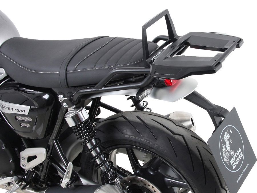 Hepco&Becker Topgepäckträger Alurack schwarz für Triumph Speed Twin ab 2019