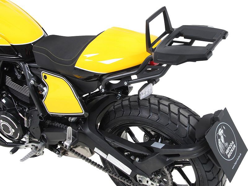 Hepco&Becker Topgepäckträger Alurack schwarz für Ducati Scrambler 800 von 2019 bis 2022