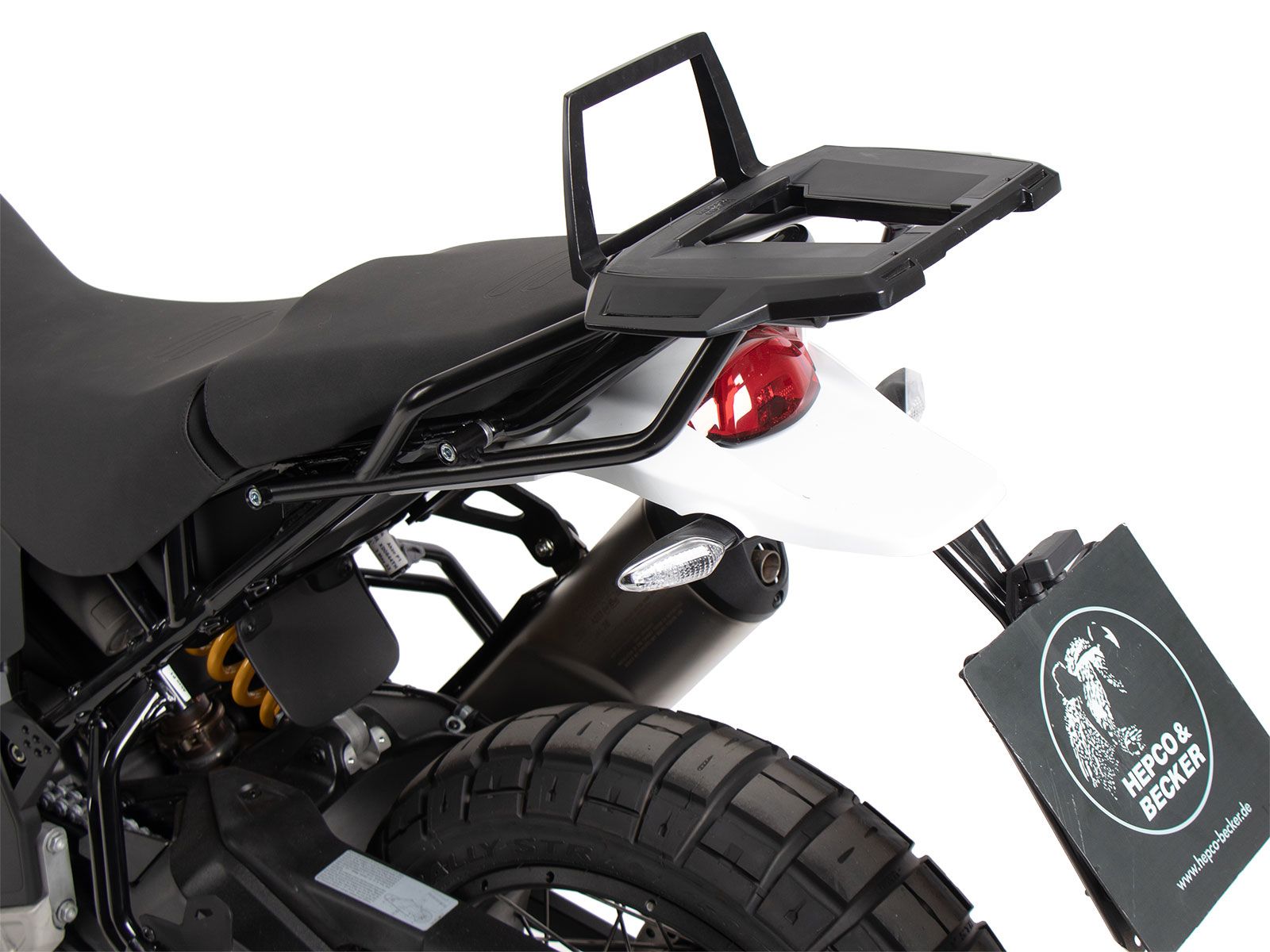 Hepco&Becker Topgepäckträger Alurack schwarz für Ducati DesertX ab 2022