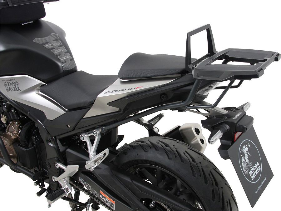 Hepco&Becker Topgepäckträger Alurack anthrazit für Honda CB500F von 2019 bis 2023