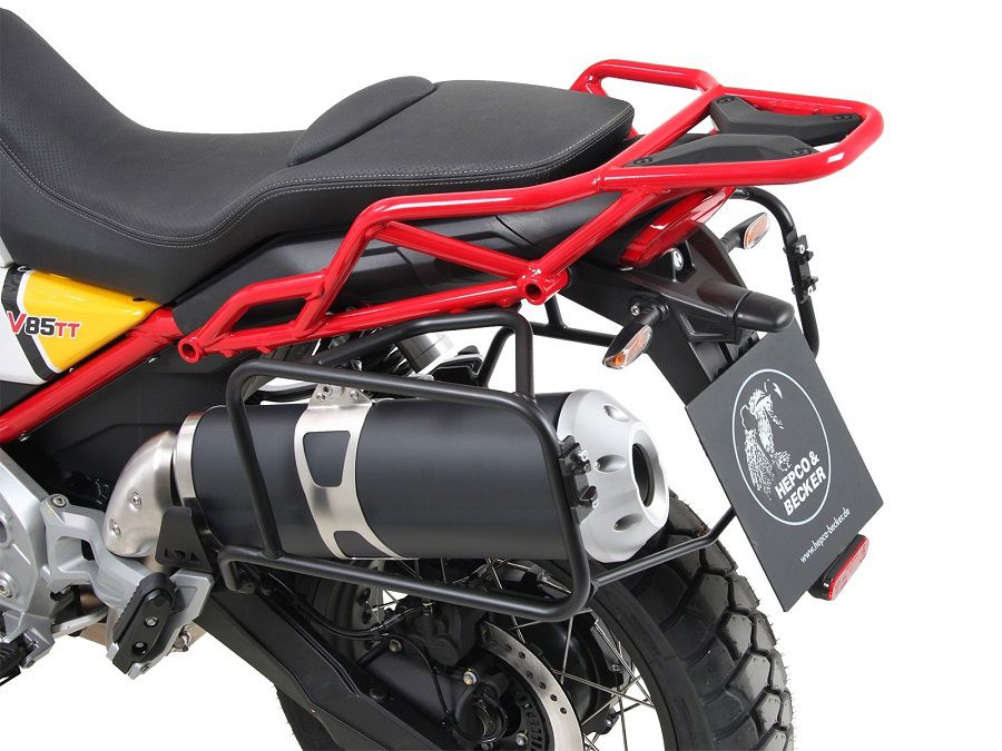 Hepco & Becker schwarzer Gepäckträger Moto Guzzi V85TT ab 2019