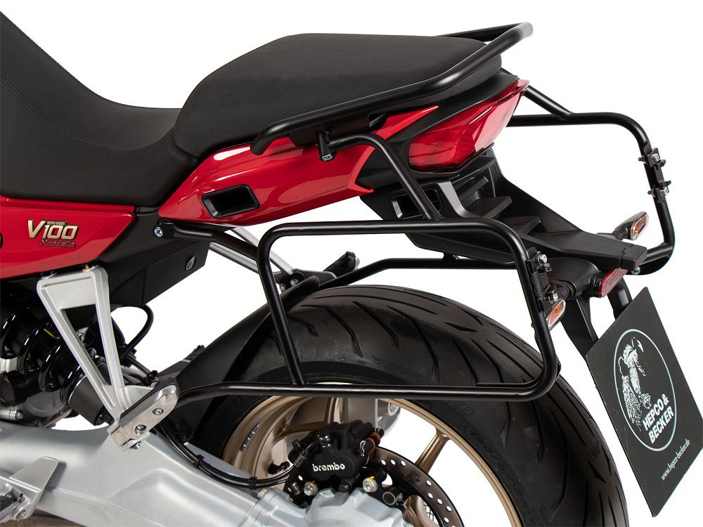 Hepco & Becker Schwarzer Gepäckträger Moto Guzzi V100 Mandello / S ab 2022