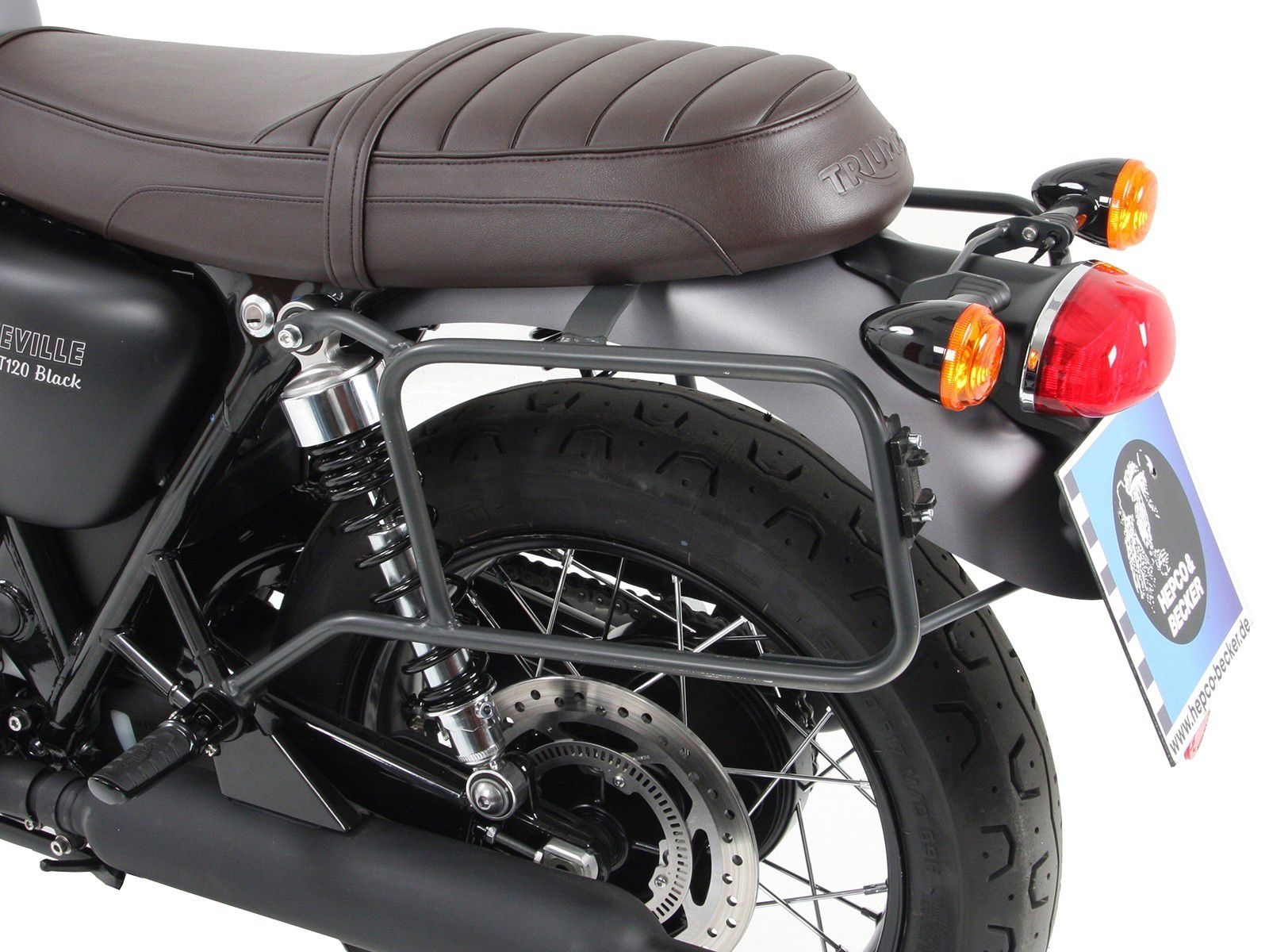 Hepco & Becker Schwarzer Gepäckträger Triumph Bonneville T100/ Schwarz ab 2017