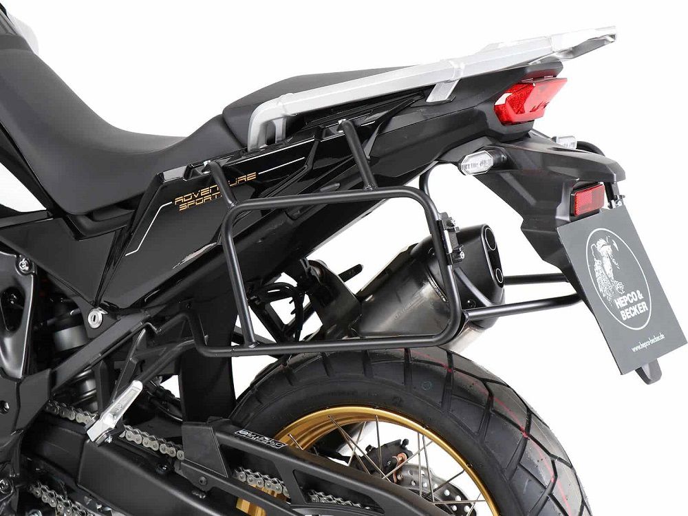 Hepco & Becker Schwarzer Gepäckträger Honda CRF1100L Africa Twin Adventure Sports von 2020 bis 2023