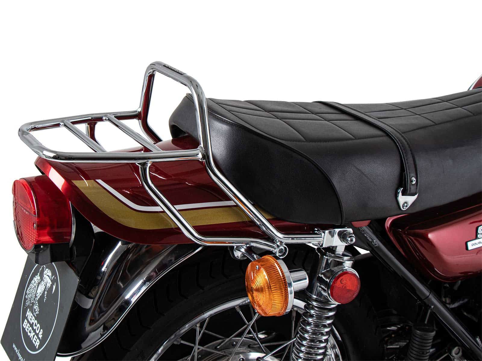 Hepco&Becker Topgepäckträger chrom für Kawasaki Z900 von 1973 bis 1976/ Z1000A von 1977 bis 1978