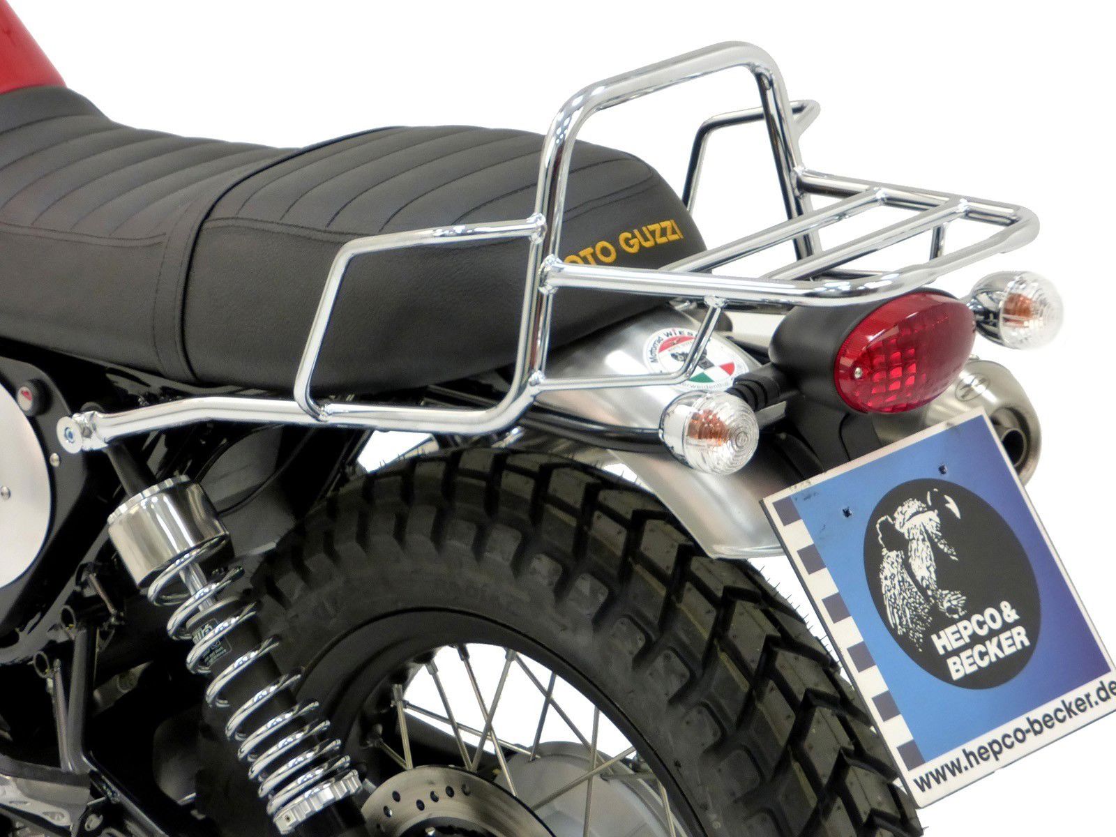 Hepco&Becker Topgepäckträger chrom für Moto Guzzi V7 II Stornello / Scrambler ab 2016