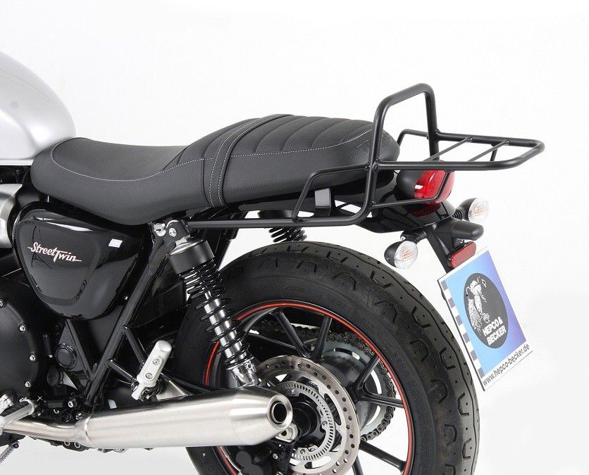 Hepco&Becker Topgepäckträger „Tube Rack“ schwarz für Triumph Street Twin / Speed Twin