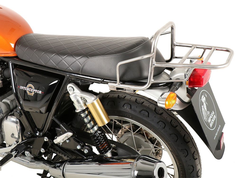 Hepco&Becker Topgepäckträger „Tube Rack“ chrom für Royal Enfield Interceptor 650 ab 2018