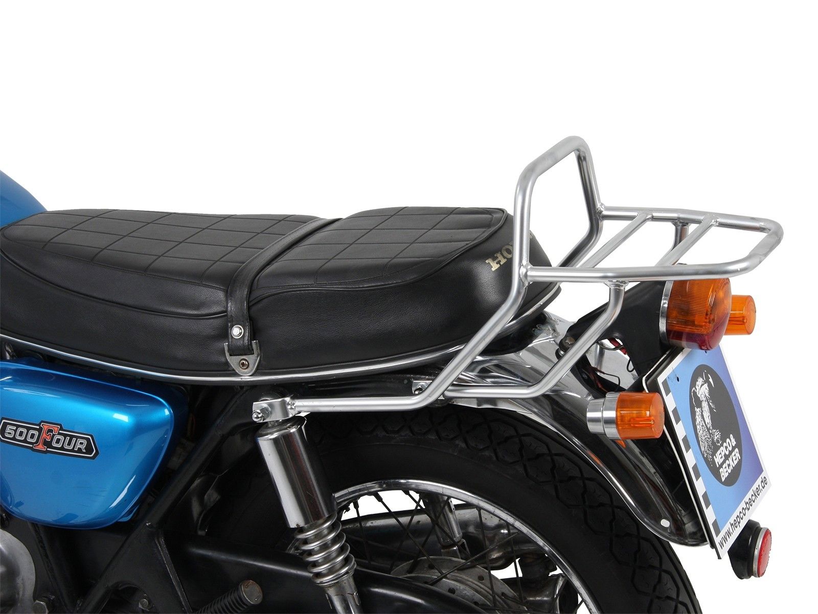 Hepco&Becker Topgepäckträger chrom für Honda CB500 FOUR von 1971 bis 1978