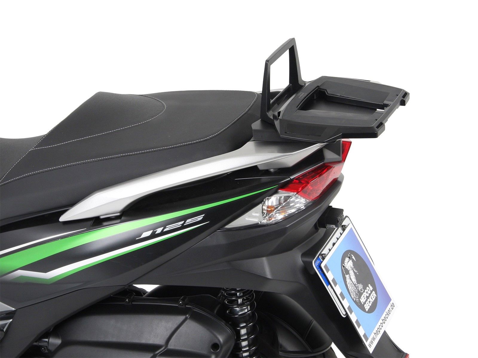 Hepco&Becker Topgepäckträger Alurack schwarz für Kawasaki J125 ab 2016/ J300 ab 2014