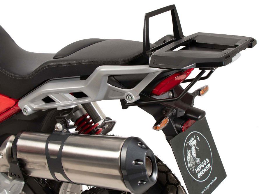 Hepco&Becker Topgepäckträger Alurack schwarz für Moto Guzzi V85TT / Strada / Travel ab 2024