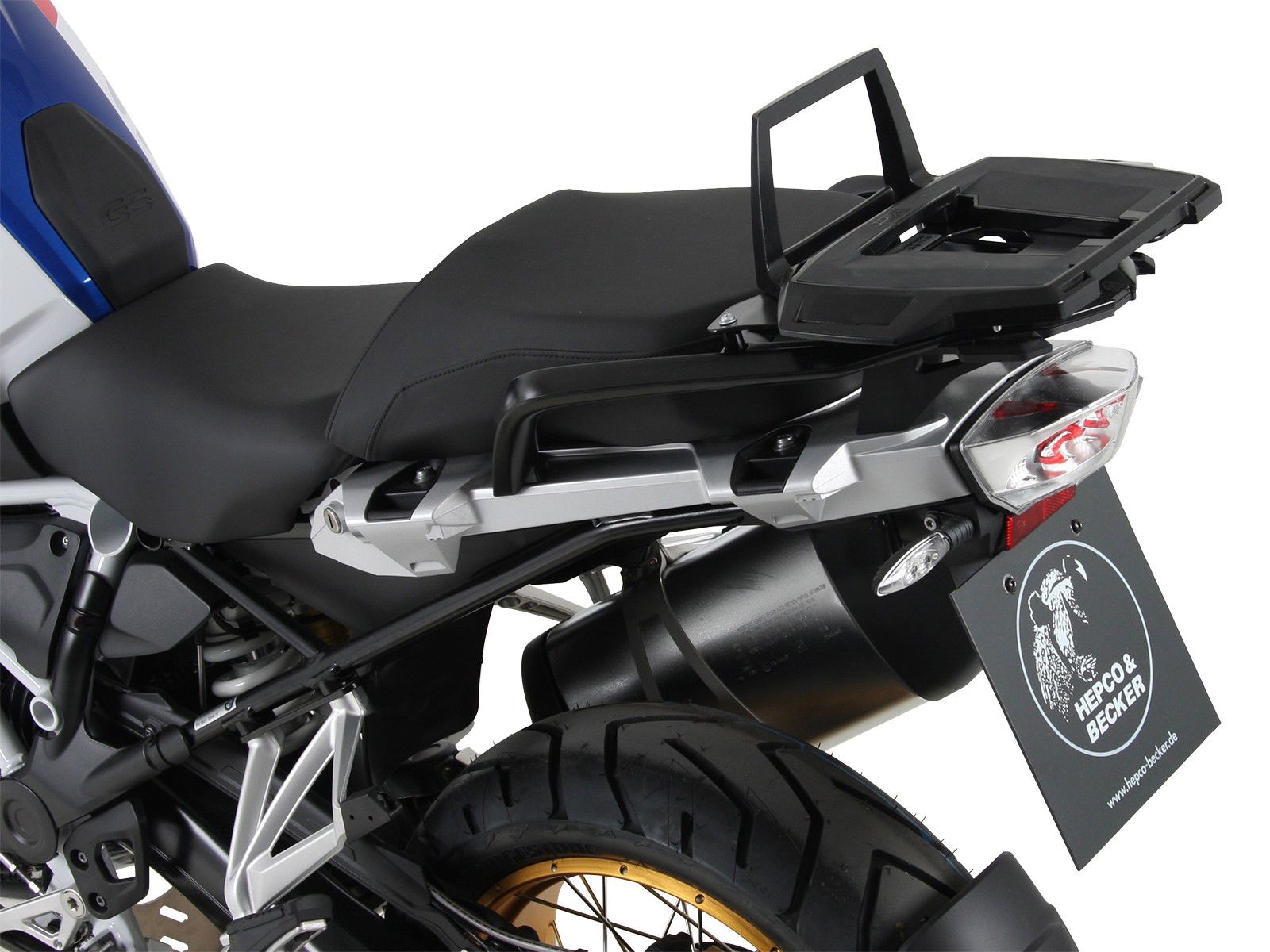 Hepco&Becker Topgepäckträger Alurack silber für BMW R1250GS LC ab 2018