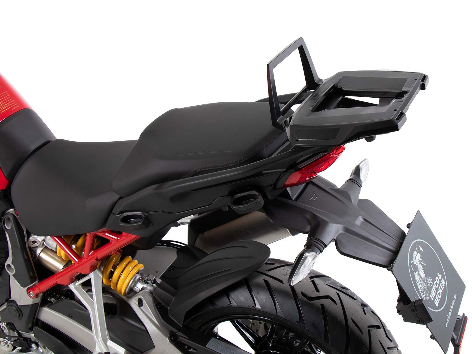 Hepco&Becker Topgepäckträger Alurack schwarz für Ducati Multistrada V4 / S / S Sport ab 2021