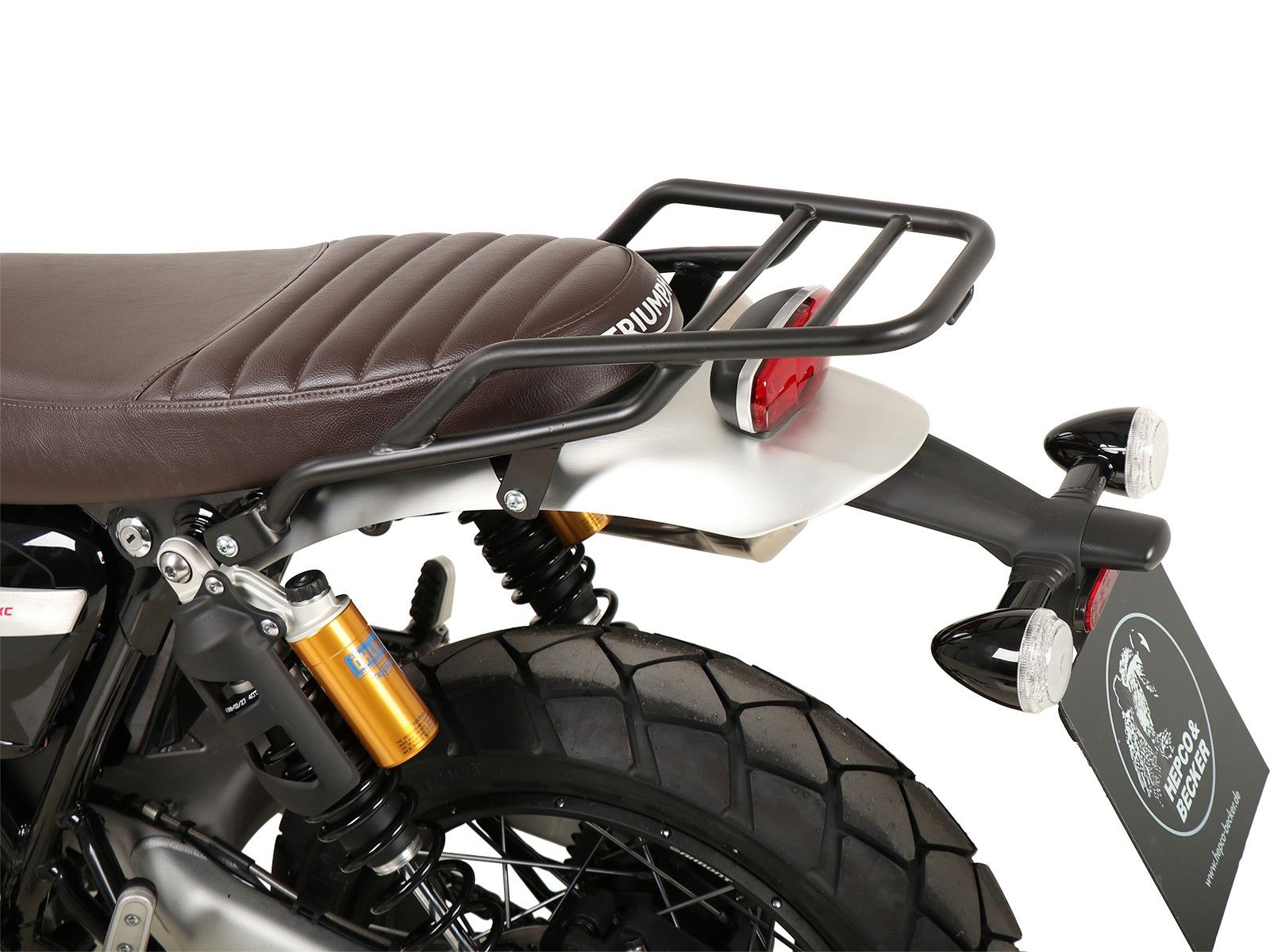 Hepco&Becker Topgepäckträger schwarz für Triumph Scrambler 1200 XC ab 2019