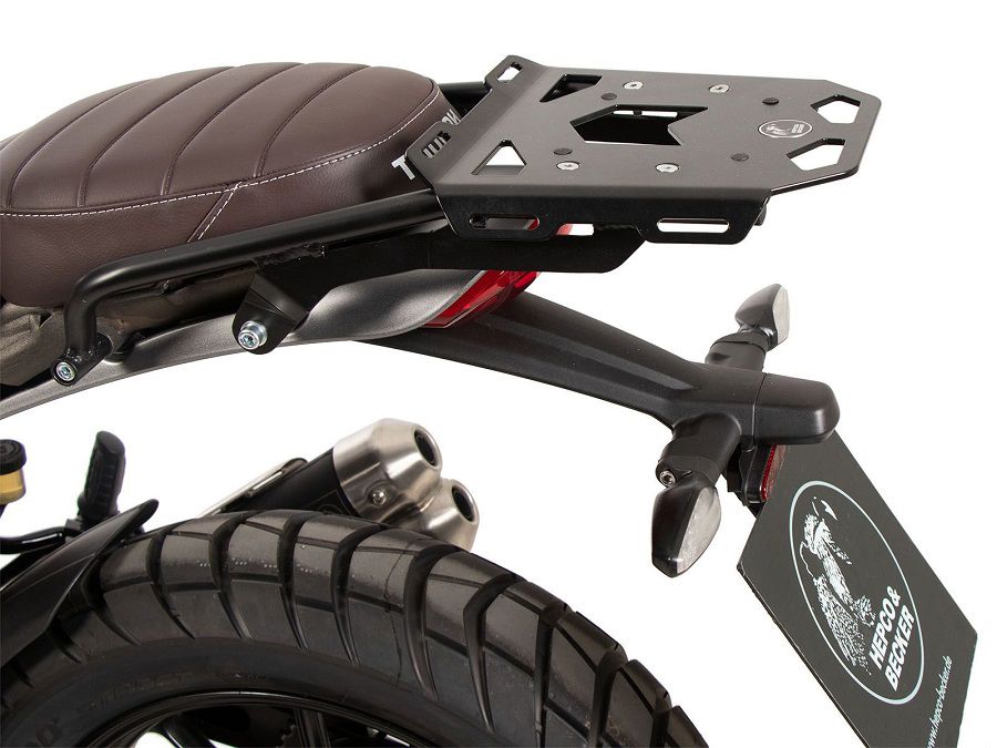 Hepco & Becker Topgepäckträger Mini Rack schwarz für Triumph Scrambler 400 X ab 2024