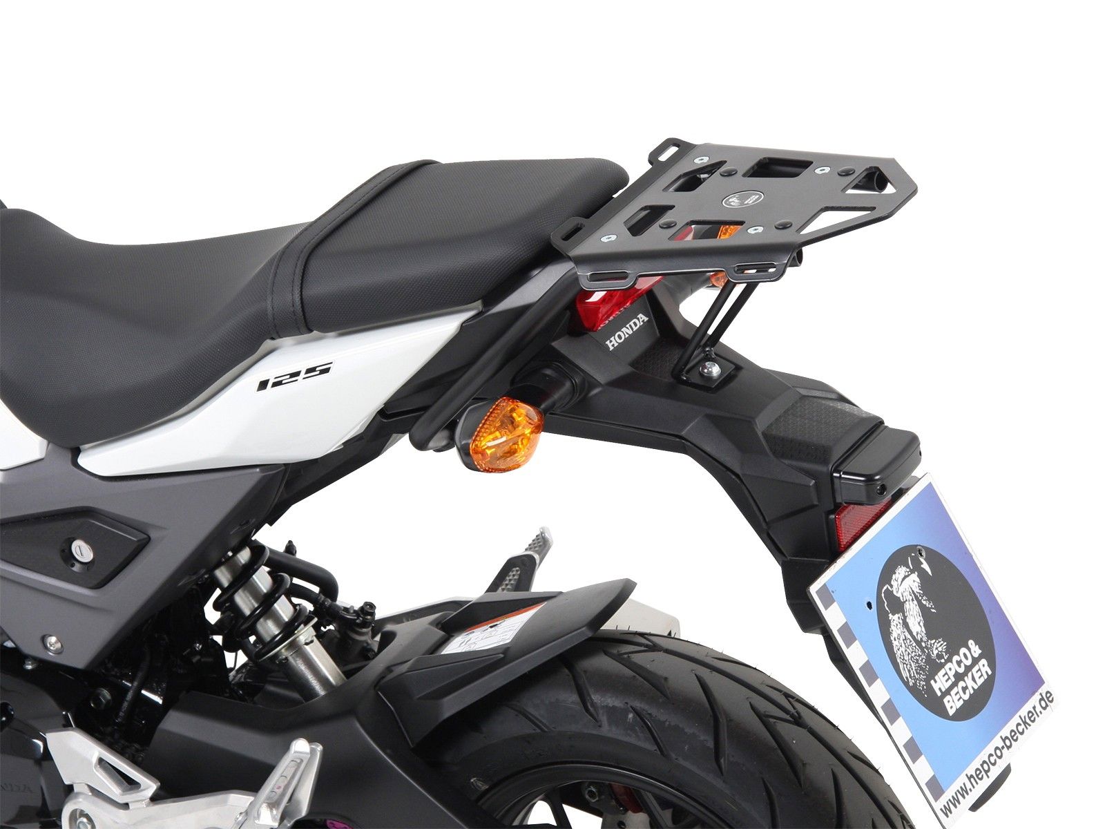 Hepco&Becker Topgepäckträger Minirack schwarz für Honda MSX125 von 2016 bis 2020