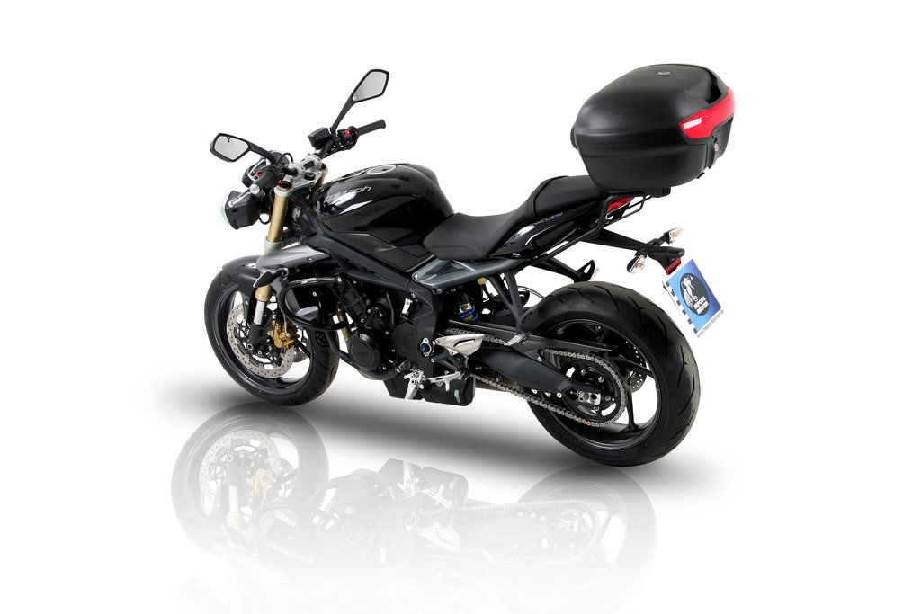 Hepco&Becker Topgepäckträger Easyrack schwarz für Triumph Street Triple 675/ R ab 2013