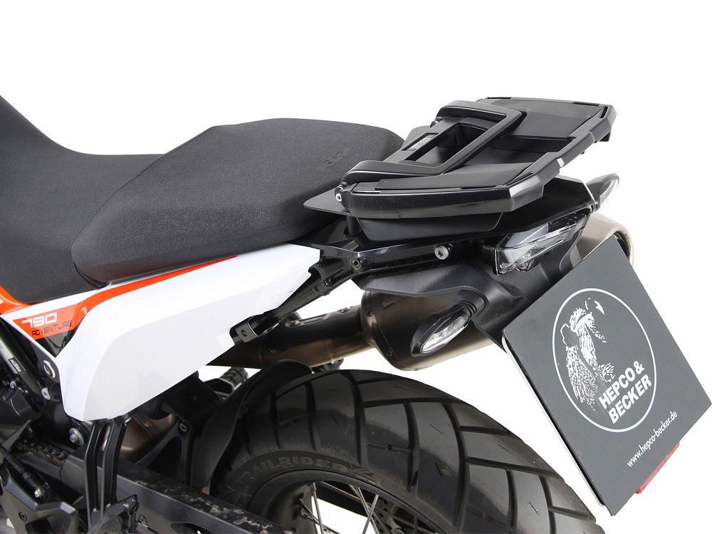 Hepco&Becker Topgepäckträger Easyrack schwarz für KTM 790 Adventure R von 2019 bis 2021