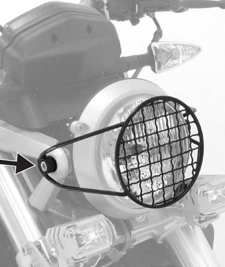 Hepco&Becker Scheinwerfergitter für BMW G650 Xcountry ab 2007